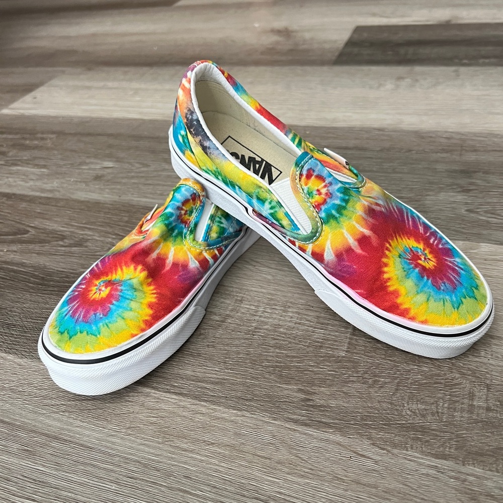 Tye Dye Slip On Vans